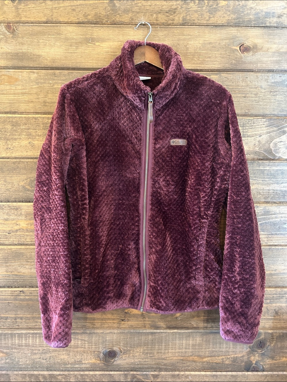 Columbia Women's Plush Full-Zip Jacket - Wine